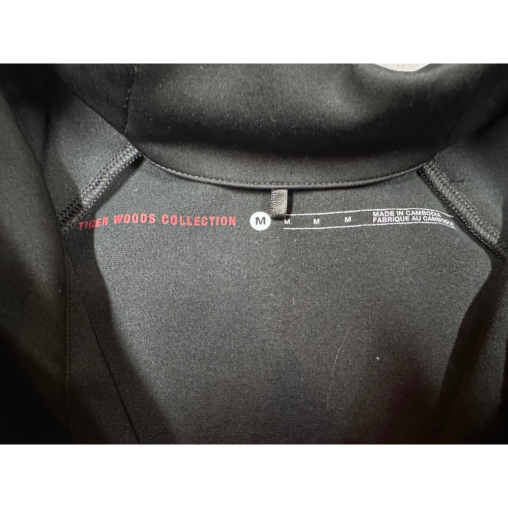 Nike Tiger Woods Collection Mens 1/4 Zip Golf Pullover Black 619756-010 Size M - Picture 7 of 14